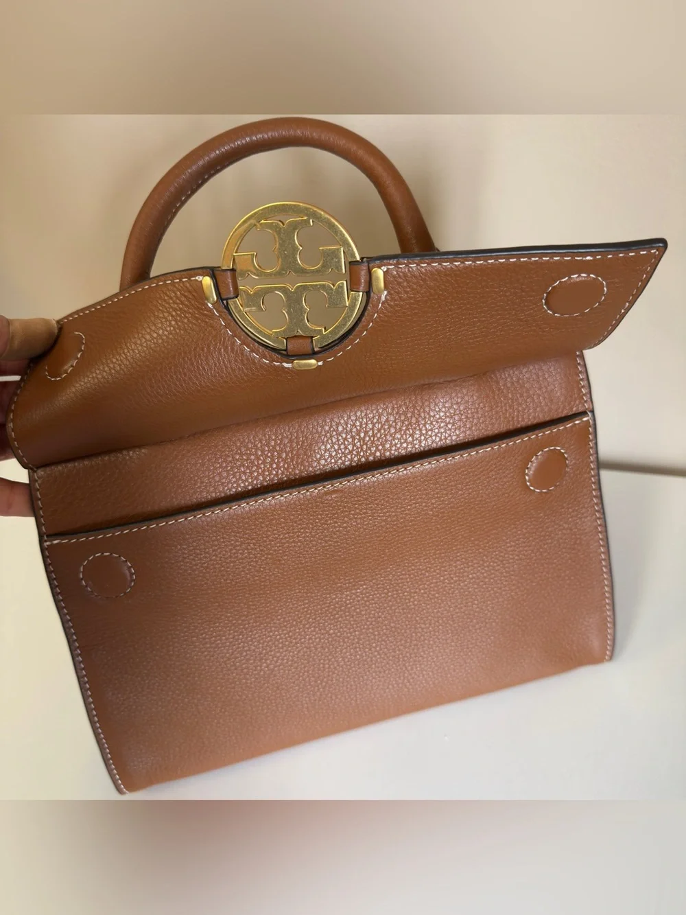 Tory Burch MILLER TOP HANDLE STCHEL 79329 missing long strap